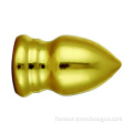Stylish metallic coffee rod head curtain rod